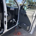 alt="charging in the van"