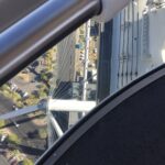 alt="the spokes of the high roller frame"