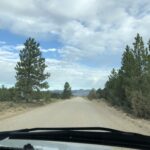 alt="road of doom was a gavel track to get to campsite"