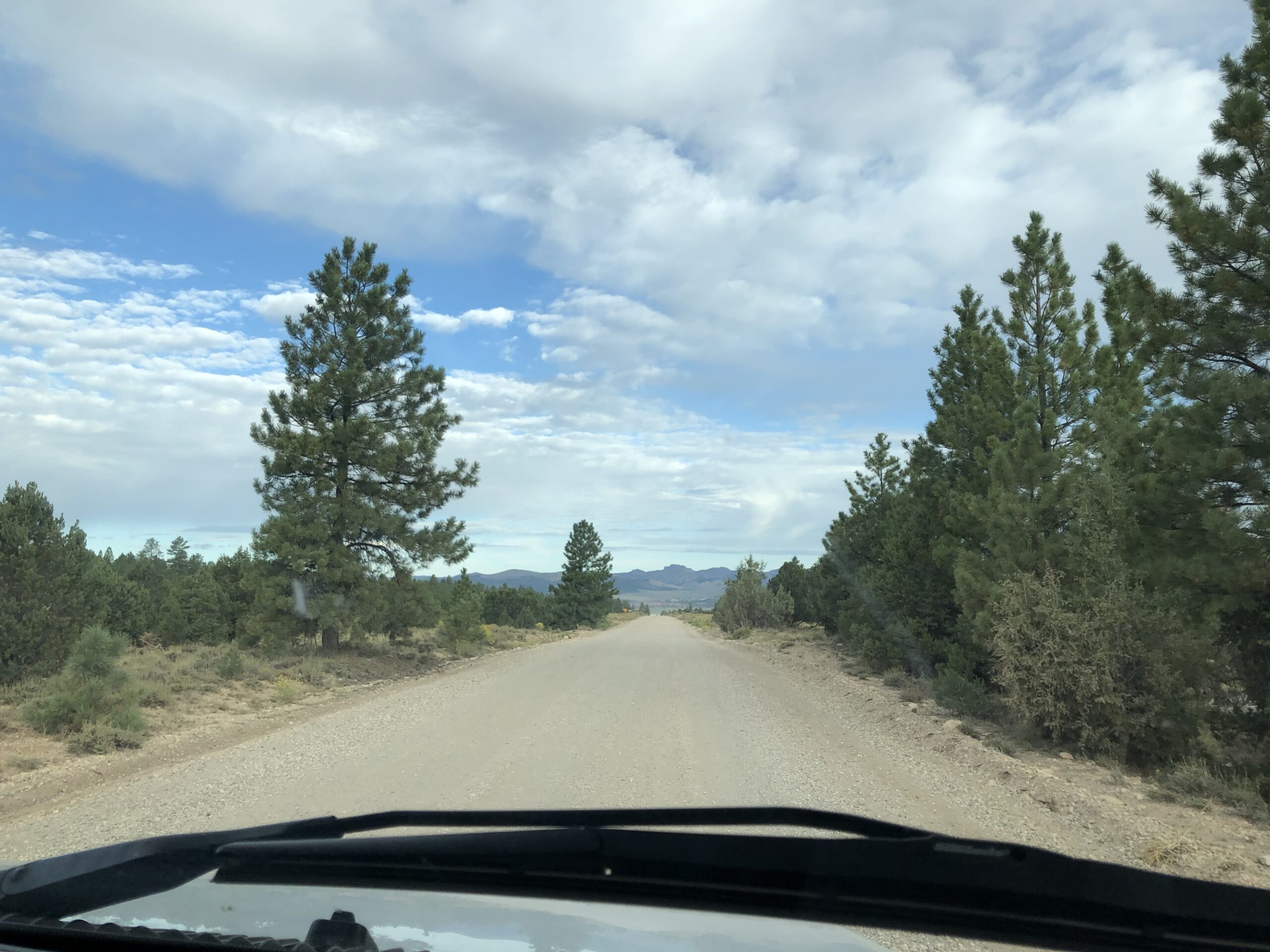alt="road of doom was a gavel track to get to campsite"