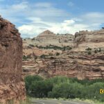 alt="rock walls along the road"