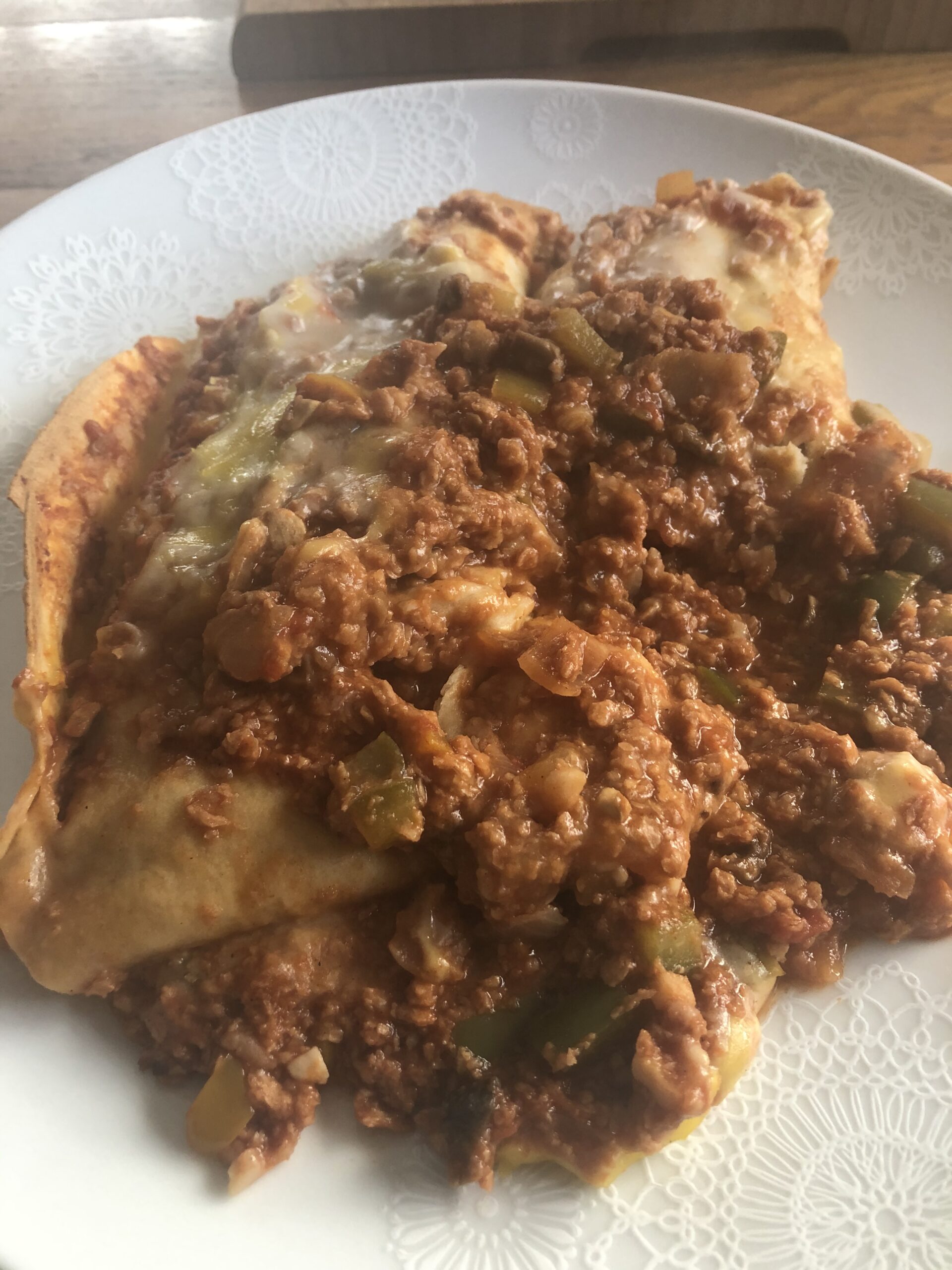 alt="vegetarian mince & wraps"