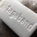 alt="bar of soap with name engraved in it"