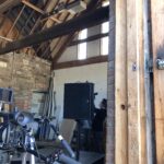 alt="barn with recording equipment"