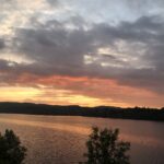 alt="sunset with trees"