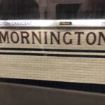 alt="Mornington cresent tube station sign"