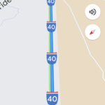 alt="screen shot of sat nav"