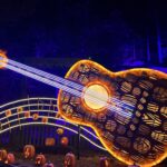 alt="pumkin guitar at night"