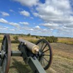 alt="battlefield with gun carriage"