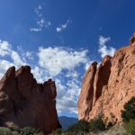 alt="two large rock faces opposite each other