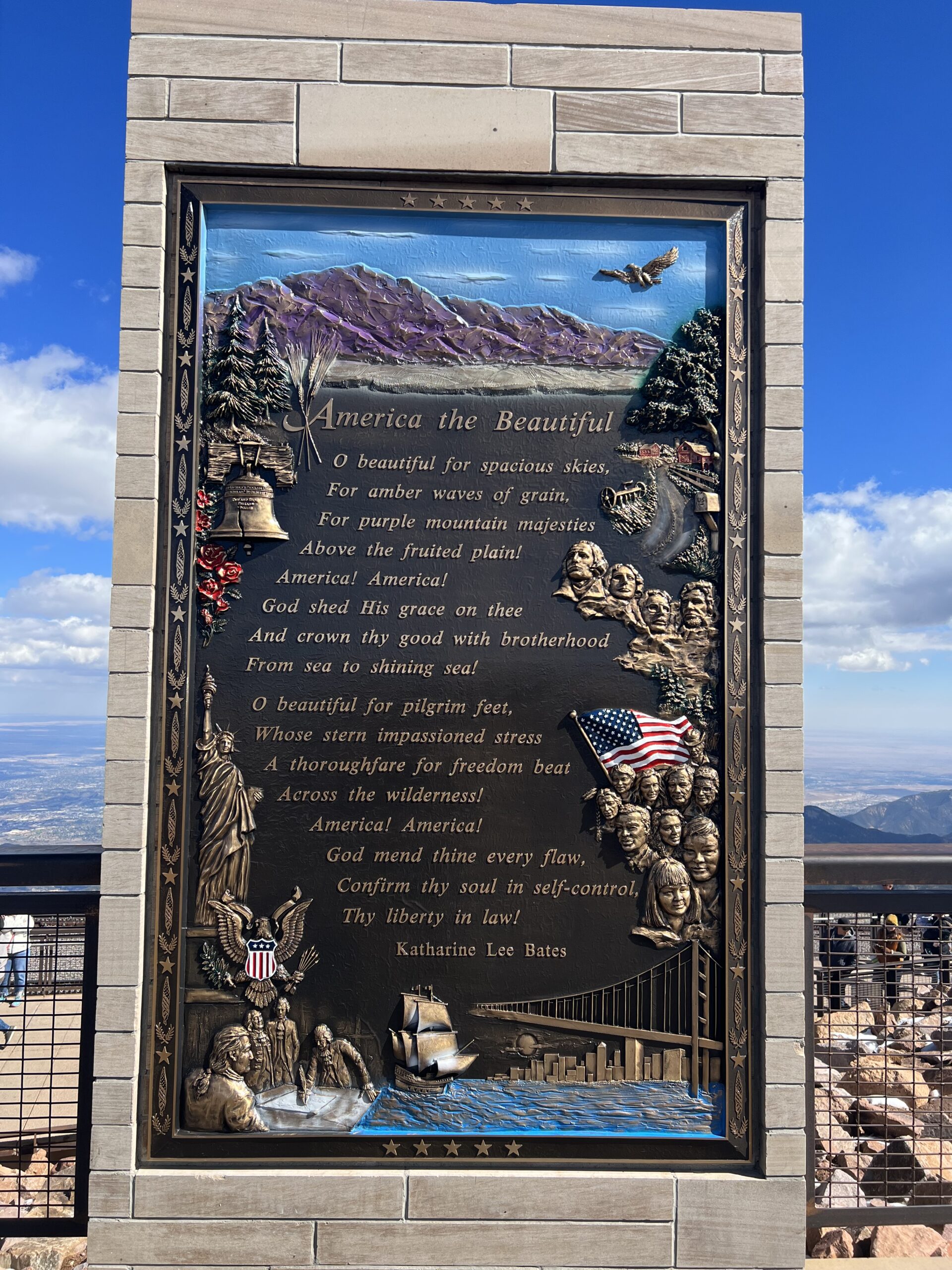 alt="poem on a large board"