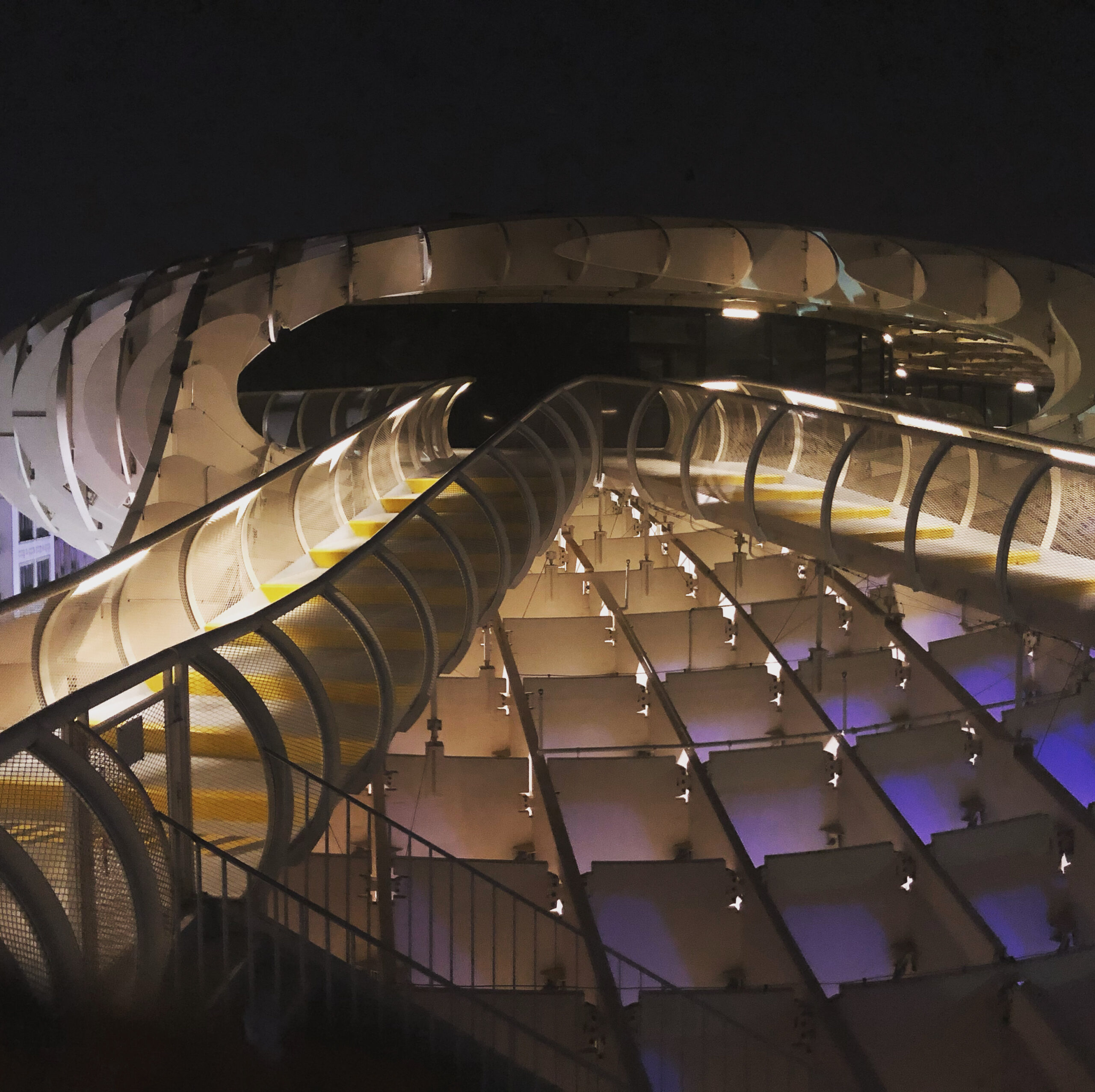 alt="geometric shaped structure"