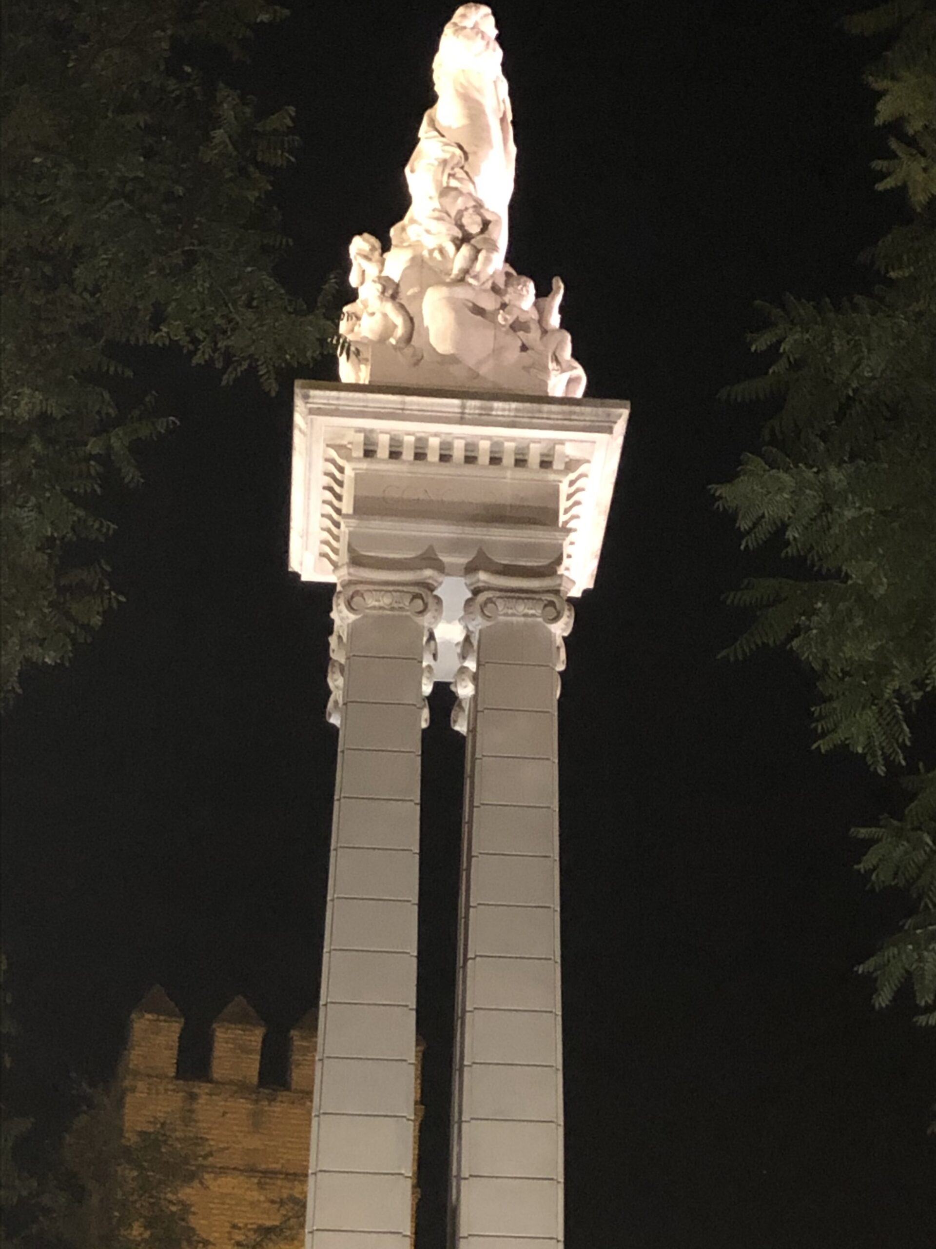 alt="tall column lit up"
