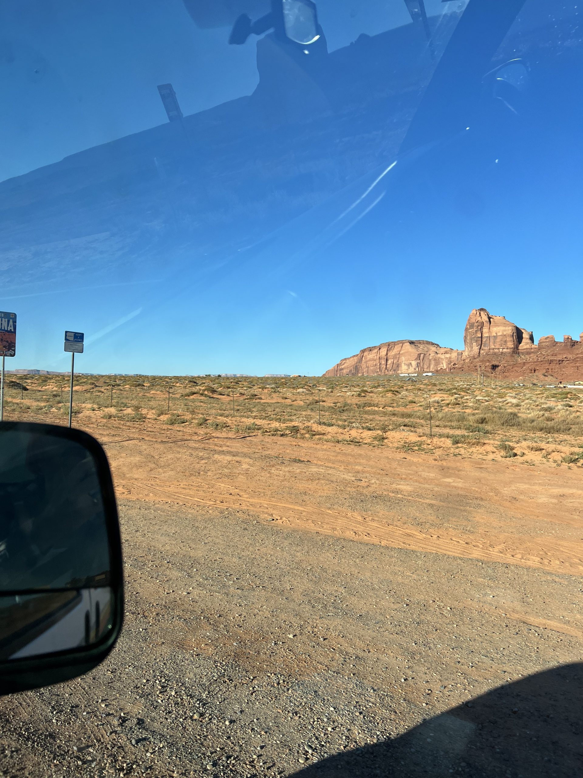 alt="desert with rock formations"