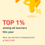 alt="duolingo year end statistics"