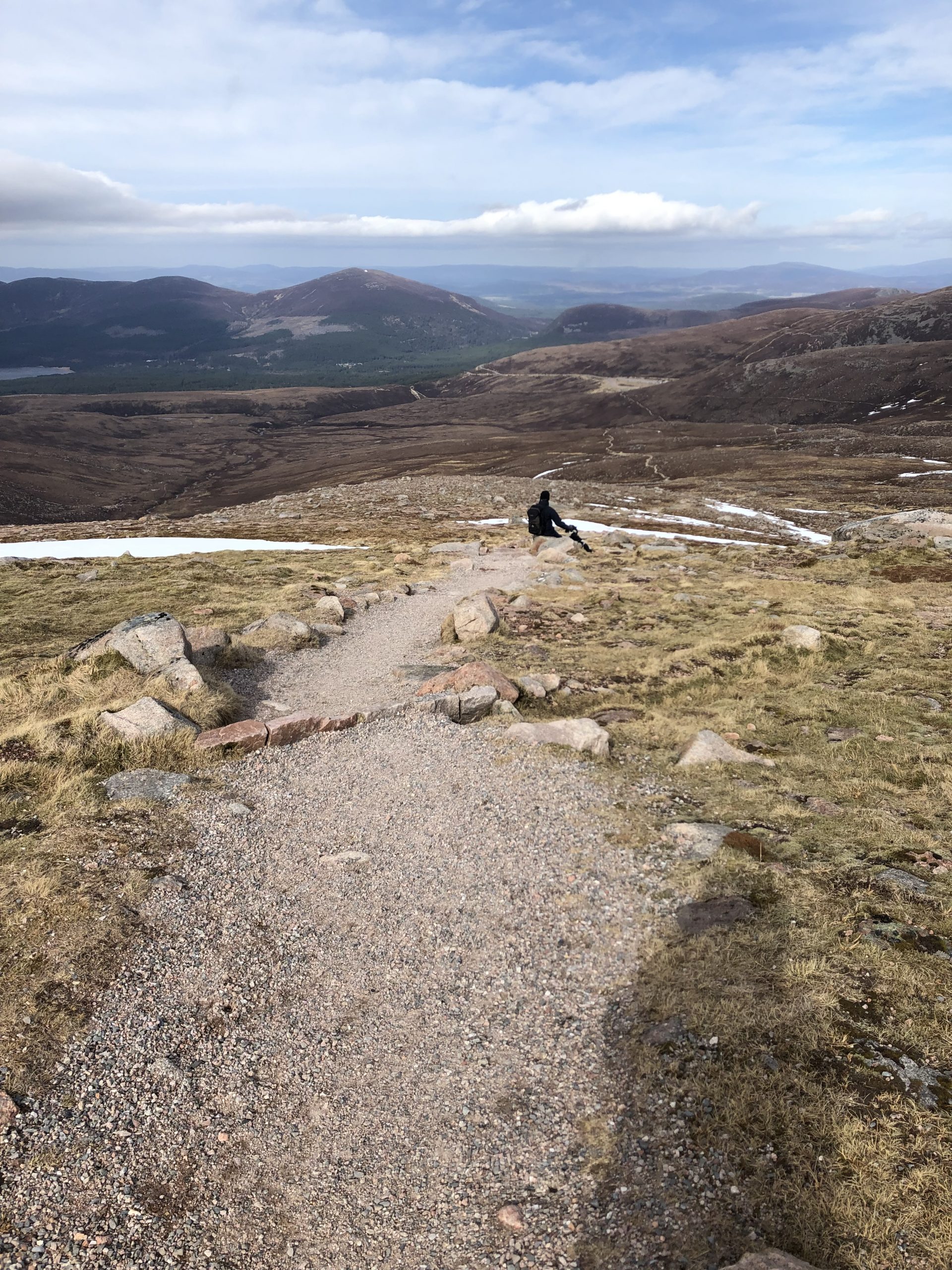 alt="further down the mountain