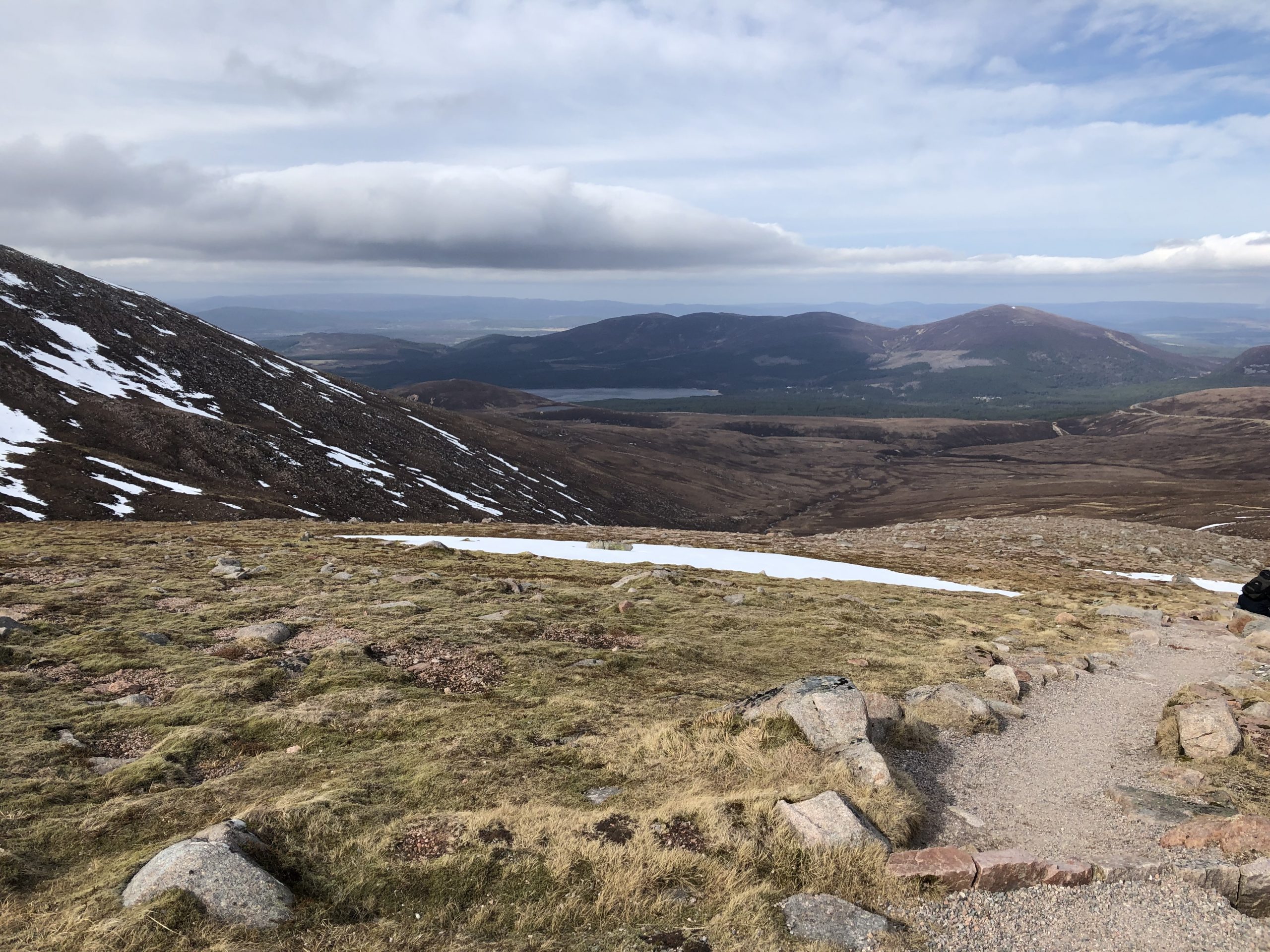 alt="views coming down the mountain"