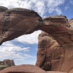 alt="rocks touching to form a archway"