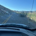 alt="old style route 66 road surface"