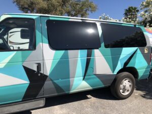 alt="side panels of camper van "