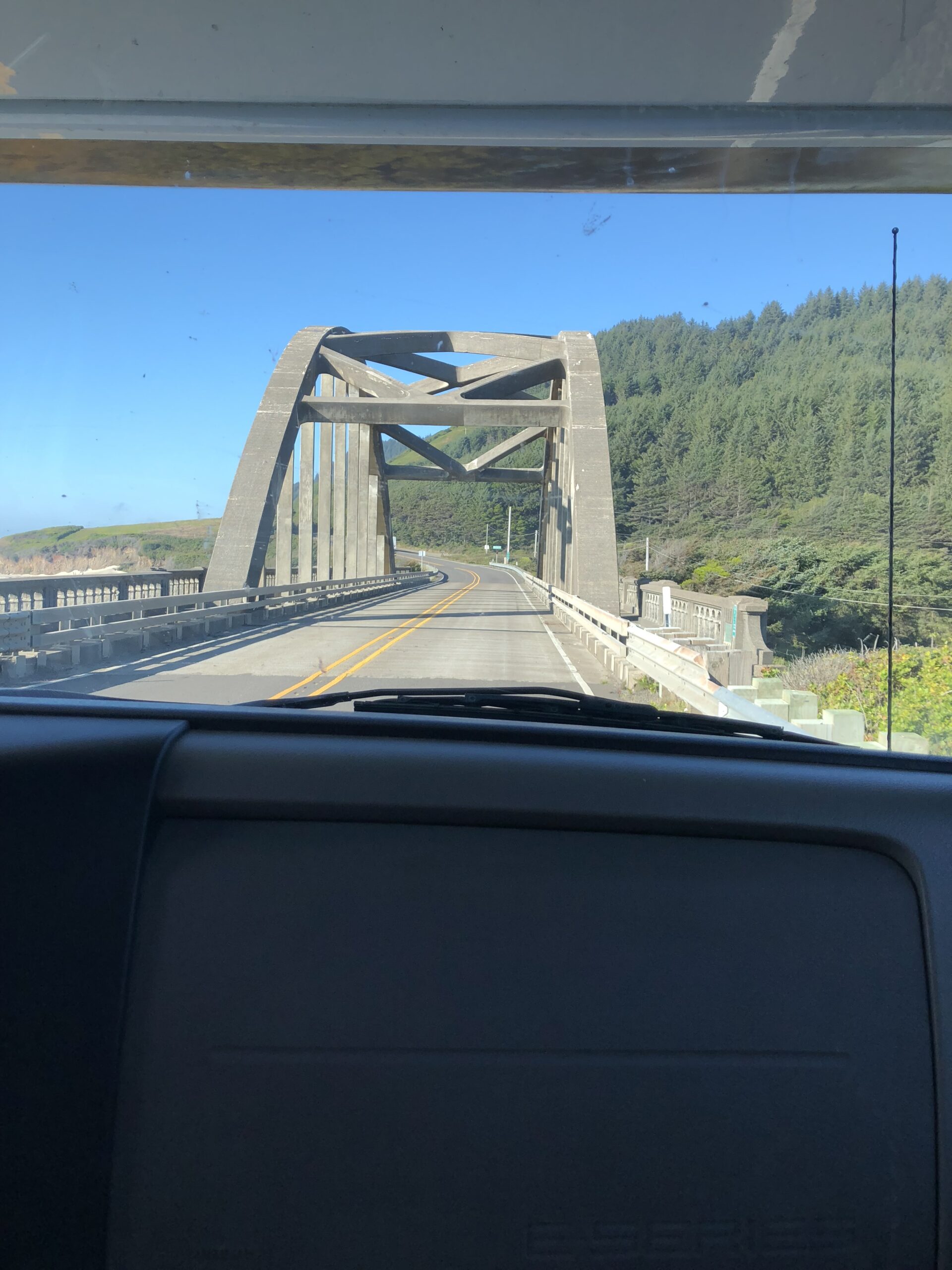 alt="just driving on to a bridge"
