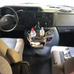 alt="inside the cab of the RV"