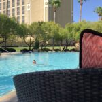 alt"person swimming in the pool"